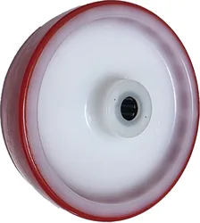 גליל "8 אוקולון מיסב מחט מצופה פוליאוריטן אדום קוטר 200 רוחב 50 נאבה 60 חור 20