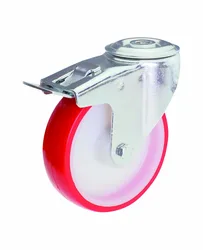 גלגל "8 מסתובב עם חור עליון - גליל אוקולון עם ציפוי פוליאוריטן + מעצור