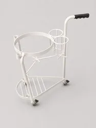 עגלת נקיון מברזל